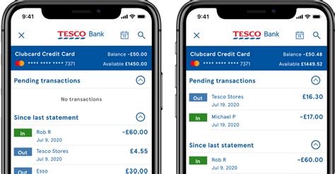 check Tesco credit card balance